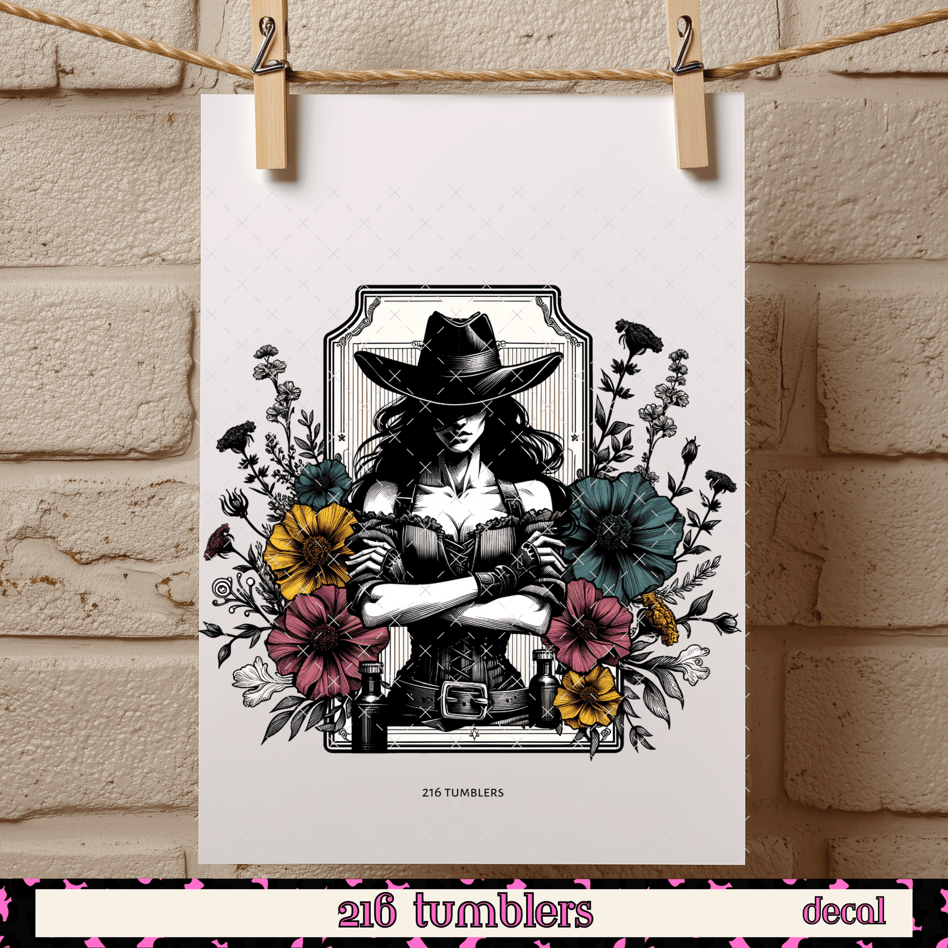 D 372 Western Baddie - 216 Tumblers