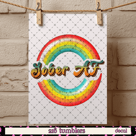 D 375 SOBER AF - 216 Tumblers