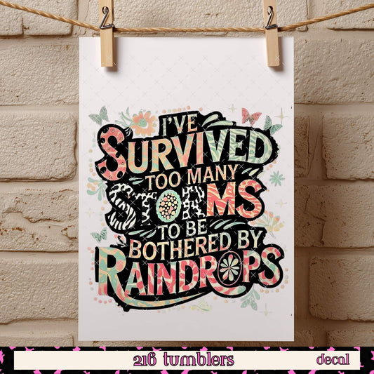 D 394 I SURVIVED TOO MANY STORMS