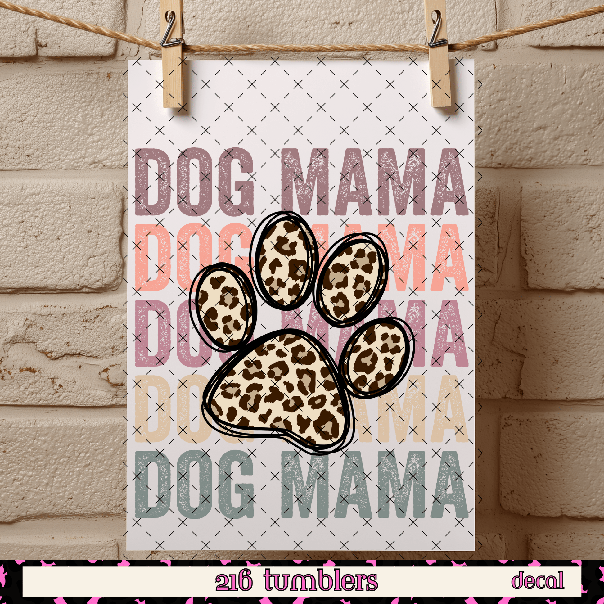 Dog Mama - 216 Tumblers