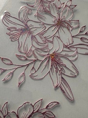 FLORAL OUTLINES - 2 COLOR OPTIONS - 216 Tumblers