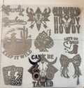GIDDY UP GOLD AND SILVER OPTION Design Credit Kraft Craze - 216 Tumblers