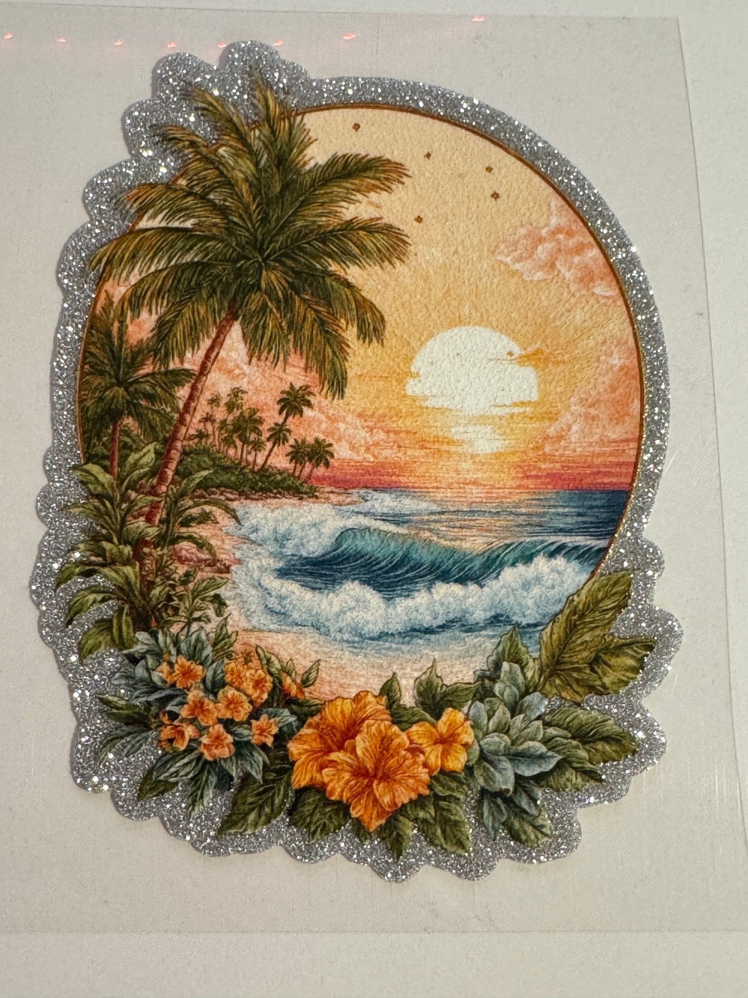 GLITTER UVDTF 403 BEACH SCENE - 216 Tumblers