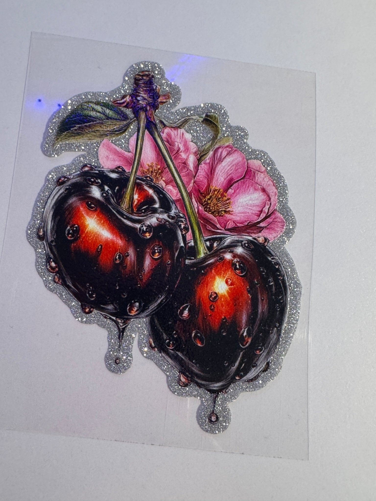 GLITTER UVDTF 414 MELTING CHERRIES - 216 Tumblers