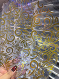GOLD FOIL TOOLED LEATHER - 216 Tumblers