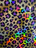 GOLD HOLOGRAPHIC LEOPARD - 216 Tumblers