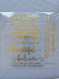 GOLD SHEET 760 WORDS - 216 Tumblers
