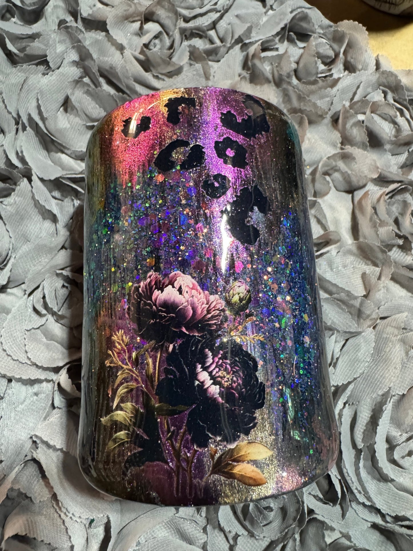 Gothic Peony - Grunge Tumbler - 216 Tumblers