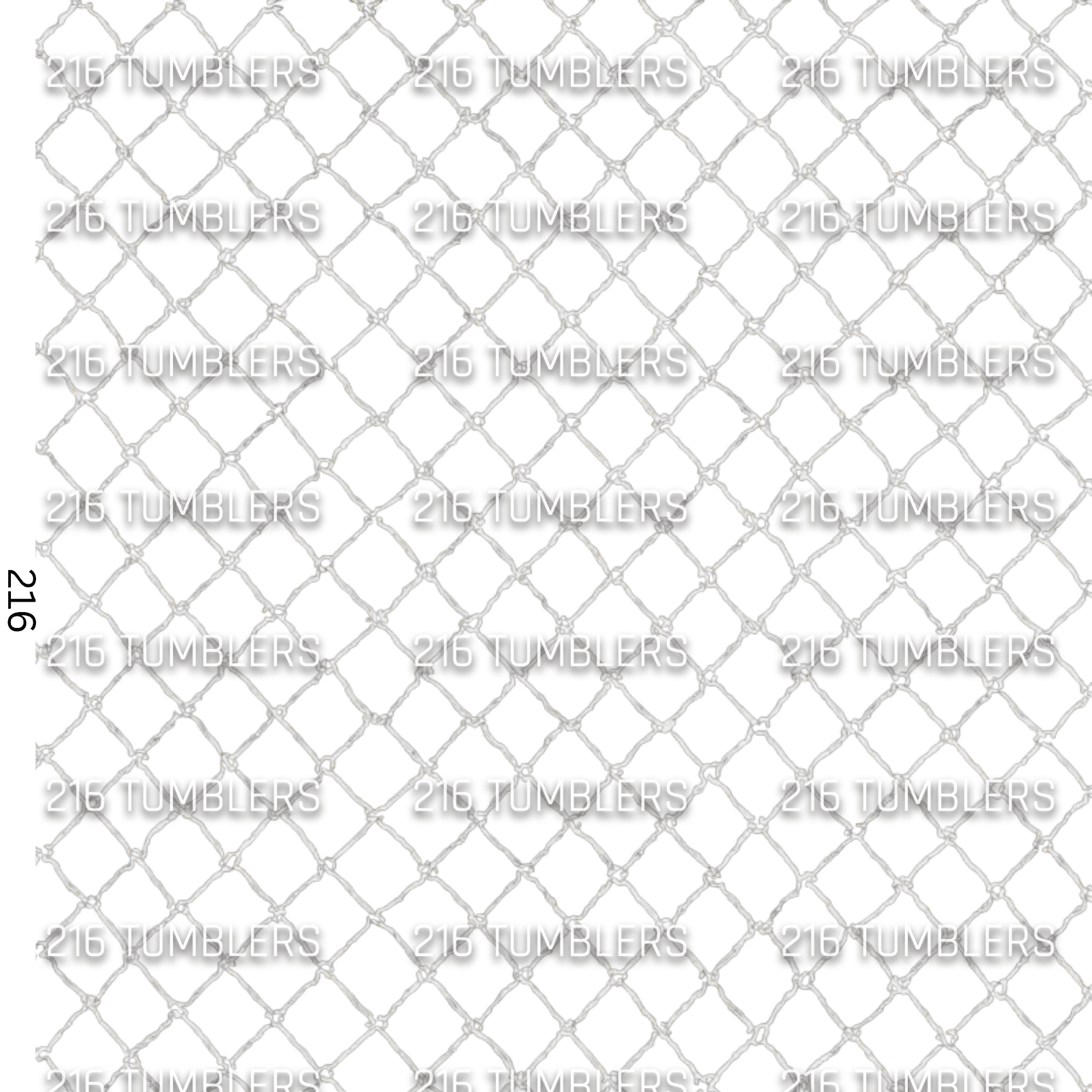 GRID LINES - 3 COLOR OPTIONS - 216 Tumblers
