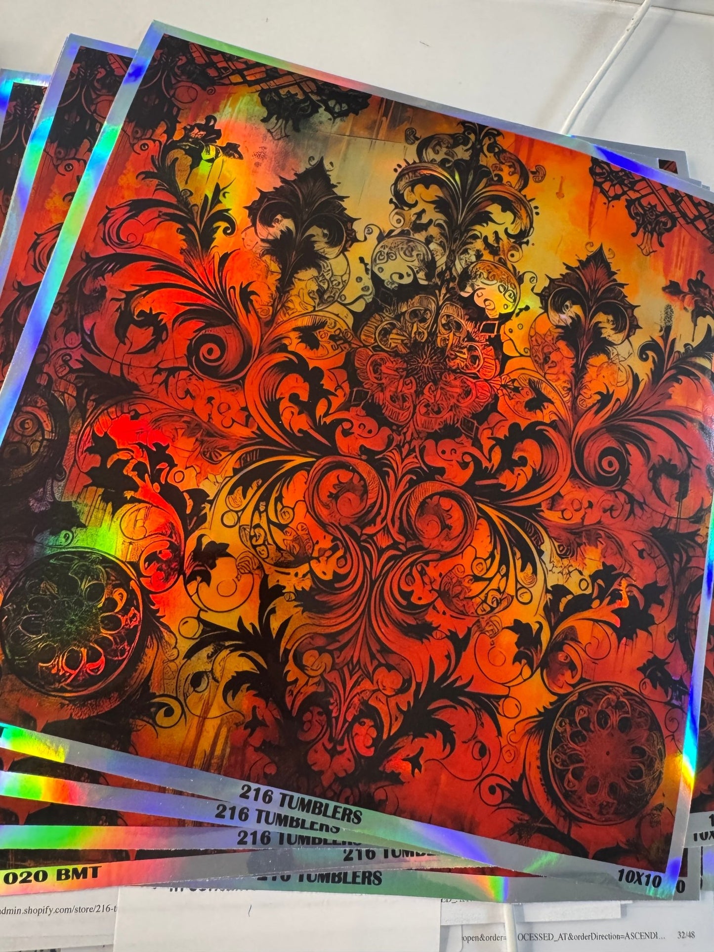 HOLO 10x10 1020 - 216 Tumblers