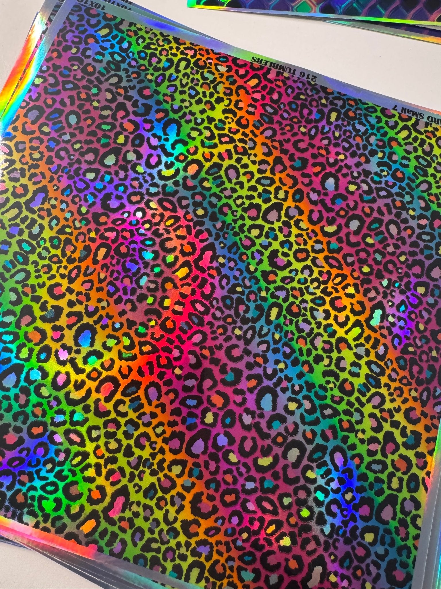 HOLO 10x10 neon small - 216 Tumblers