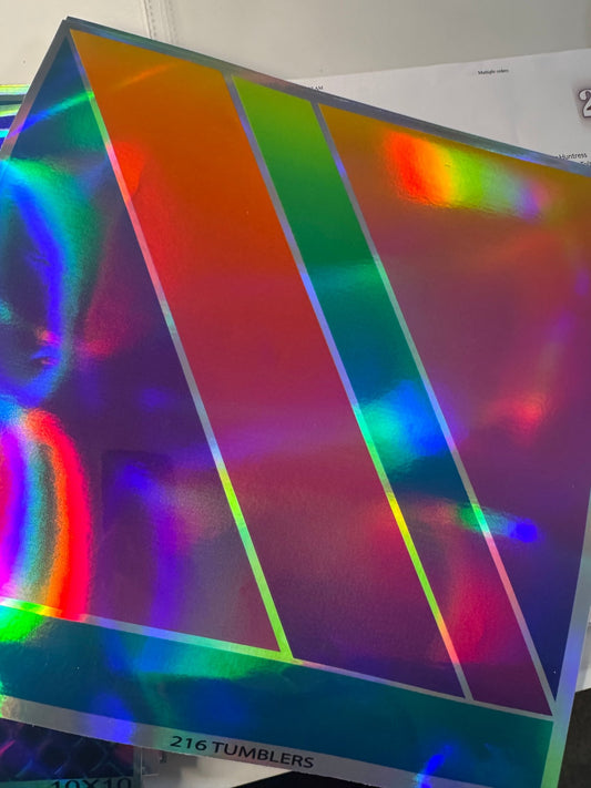 HOLO 12x12 MM 106 - 216 Tumblers