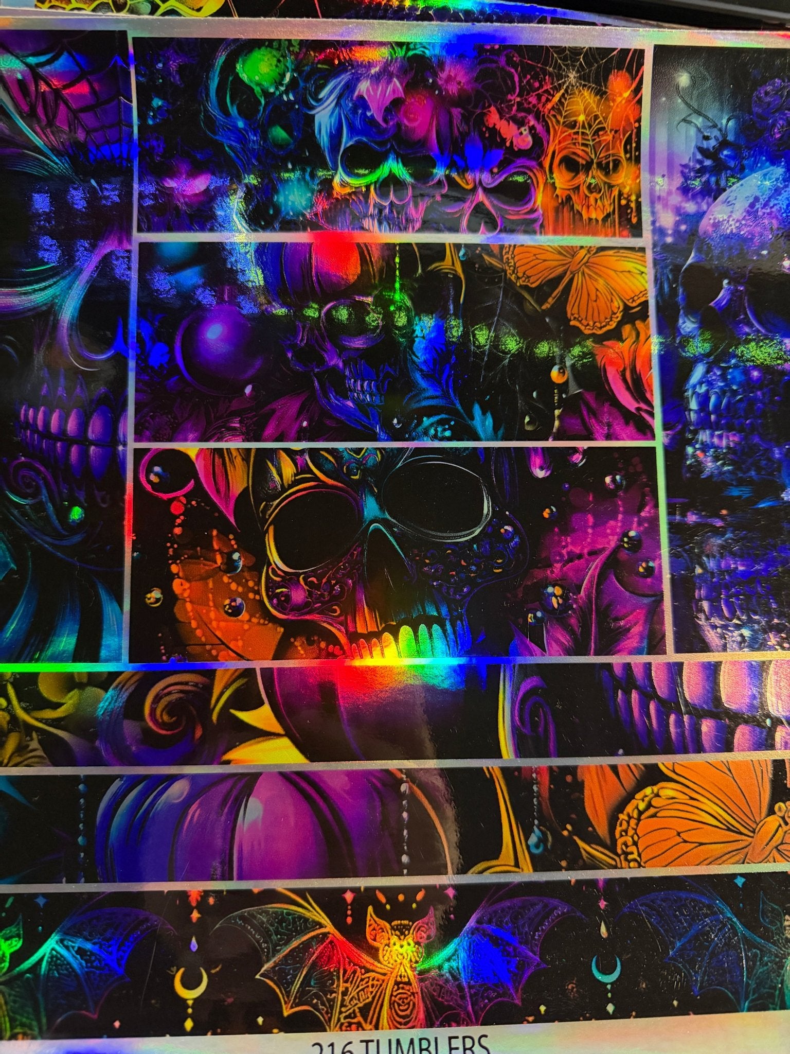 HOLO MM SKULL - 216 Tumblers