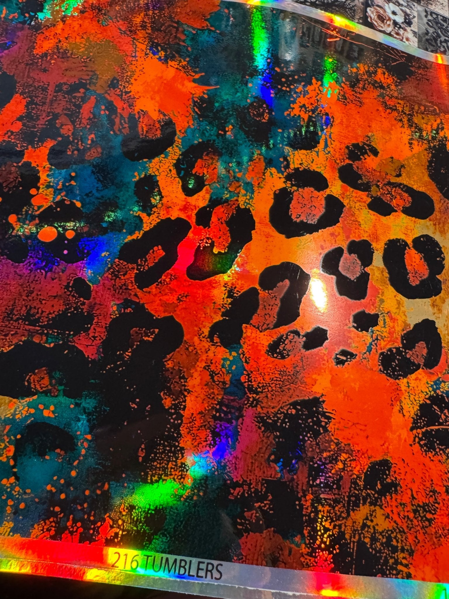 HOLO RUSTY LEOPARD - 216 Tumblers