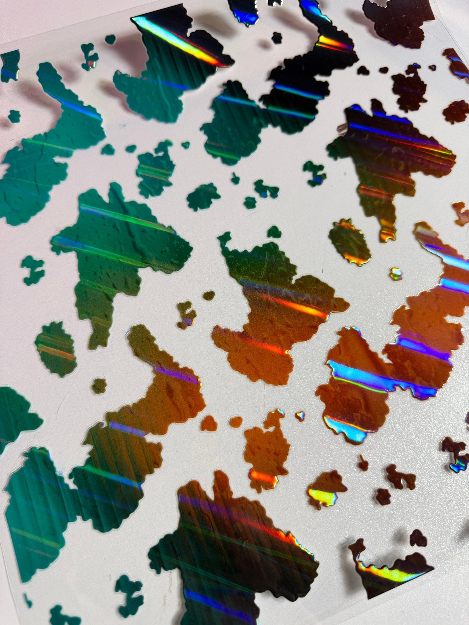 HOLOGRAPHIC - 1395 COLORED COW PRINT - 216 Tumblers