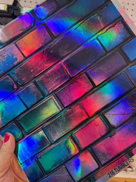 HOLOGRAPHIC HOLO B 10X10 - 216 Tumblers