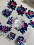 HOLOGRAPHIC SHARDS - 216 - FLOWERS 1 - 216 Tumblers