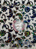 HOLOGRAPHIC SHARDS - 54 - NEW TOOLED LEATHER - BLACK - 216 Tumblers