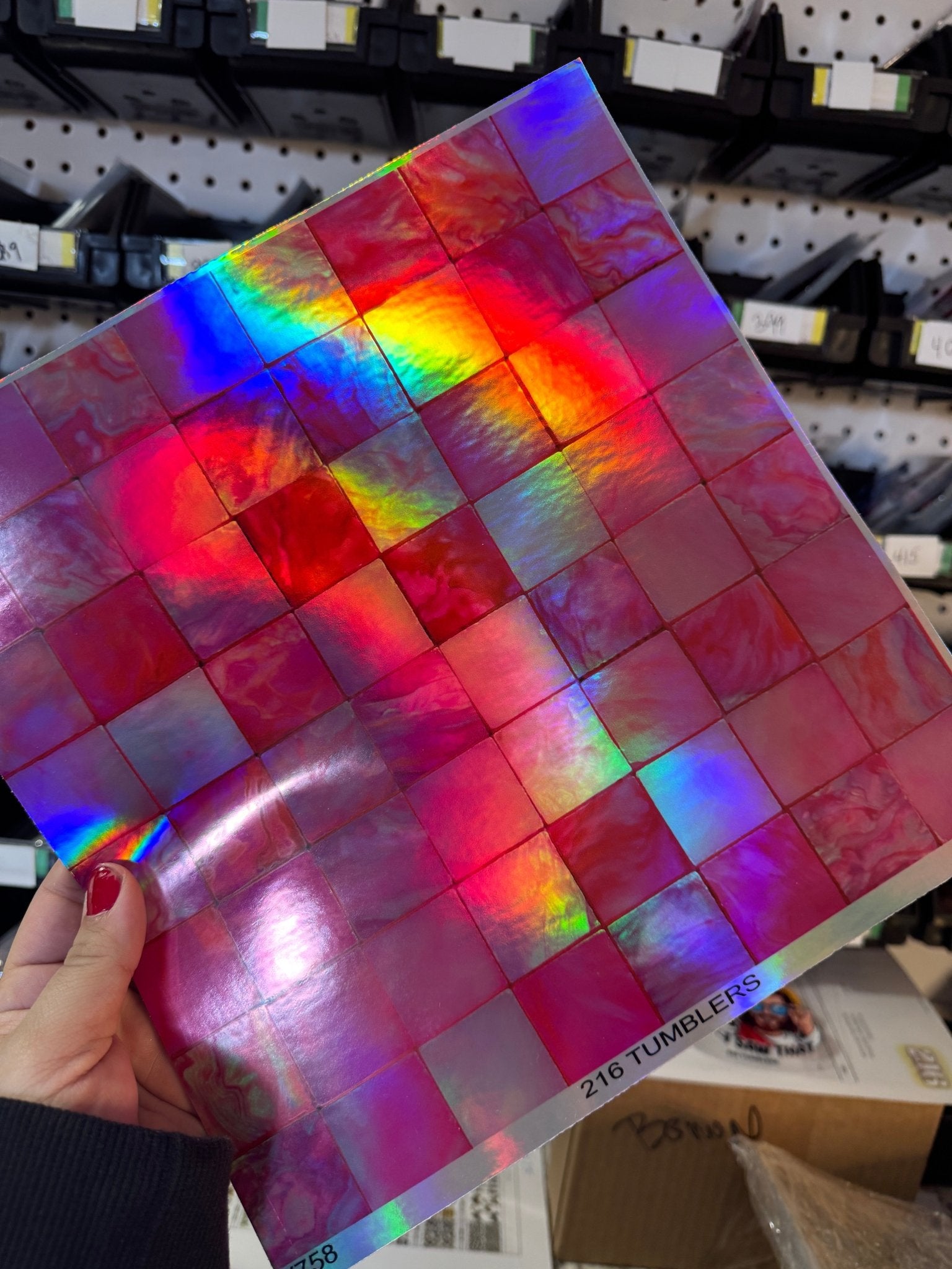 HOLOGRAPHIC V758 - 216 Tumblers