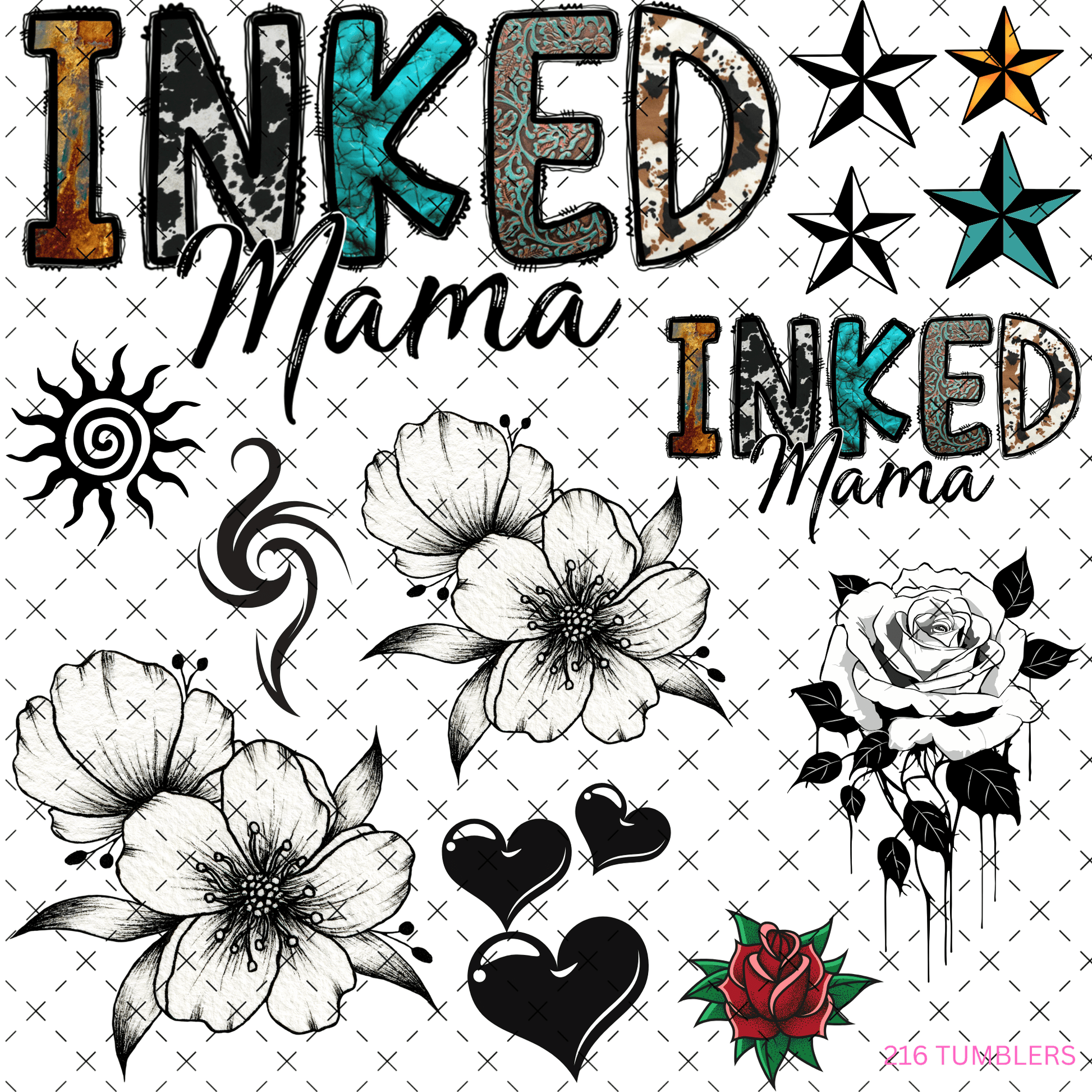 INKED MAMA - 216 Tumblers