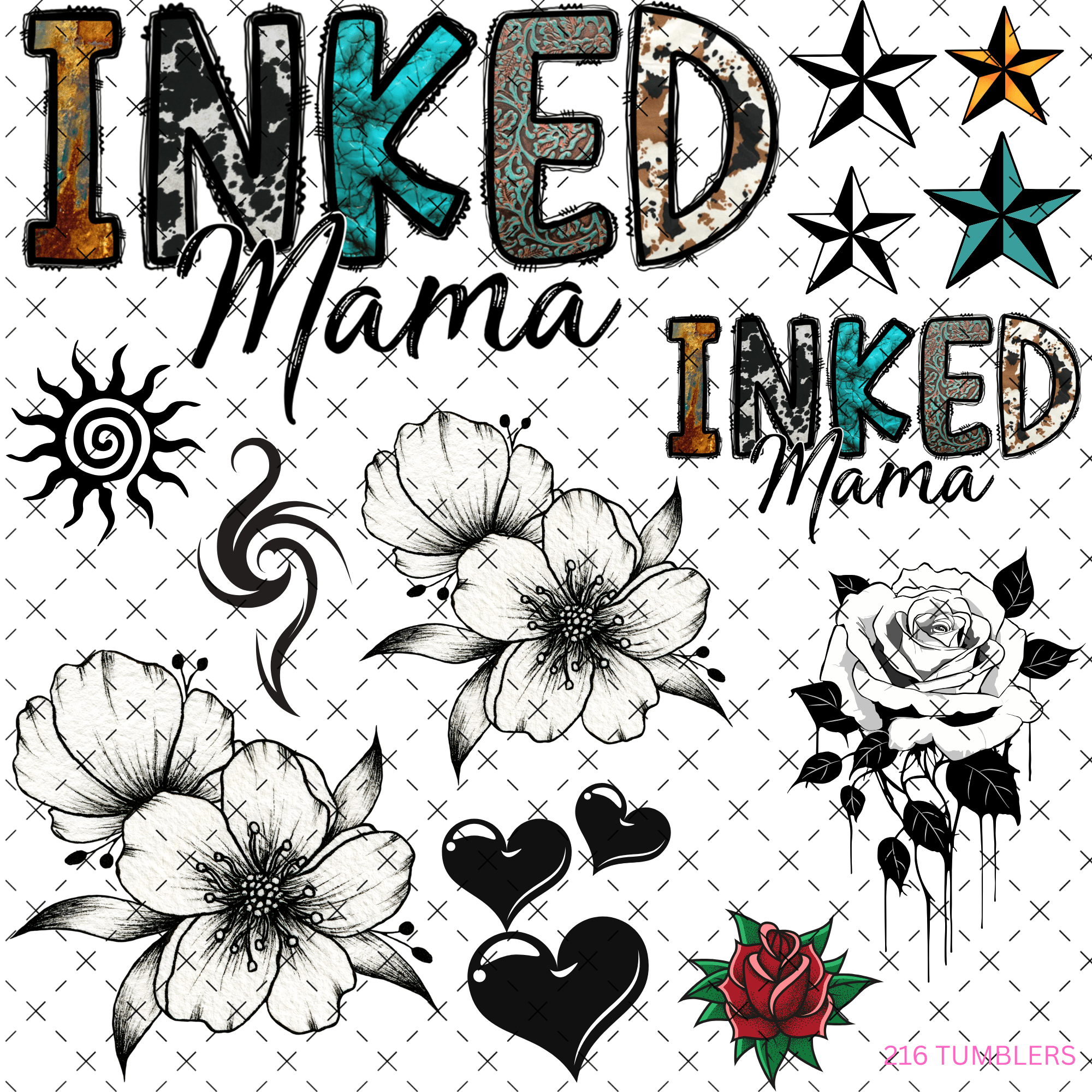 INKED MAMA - 216 Tumblers