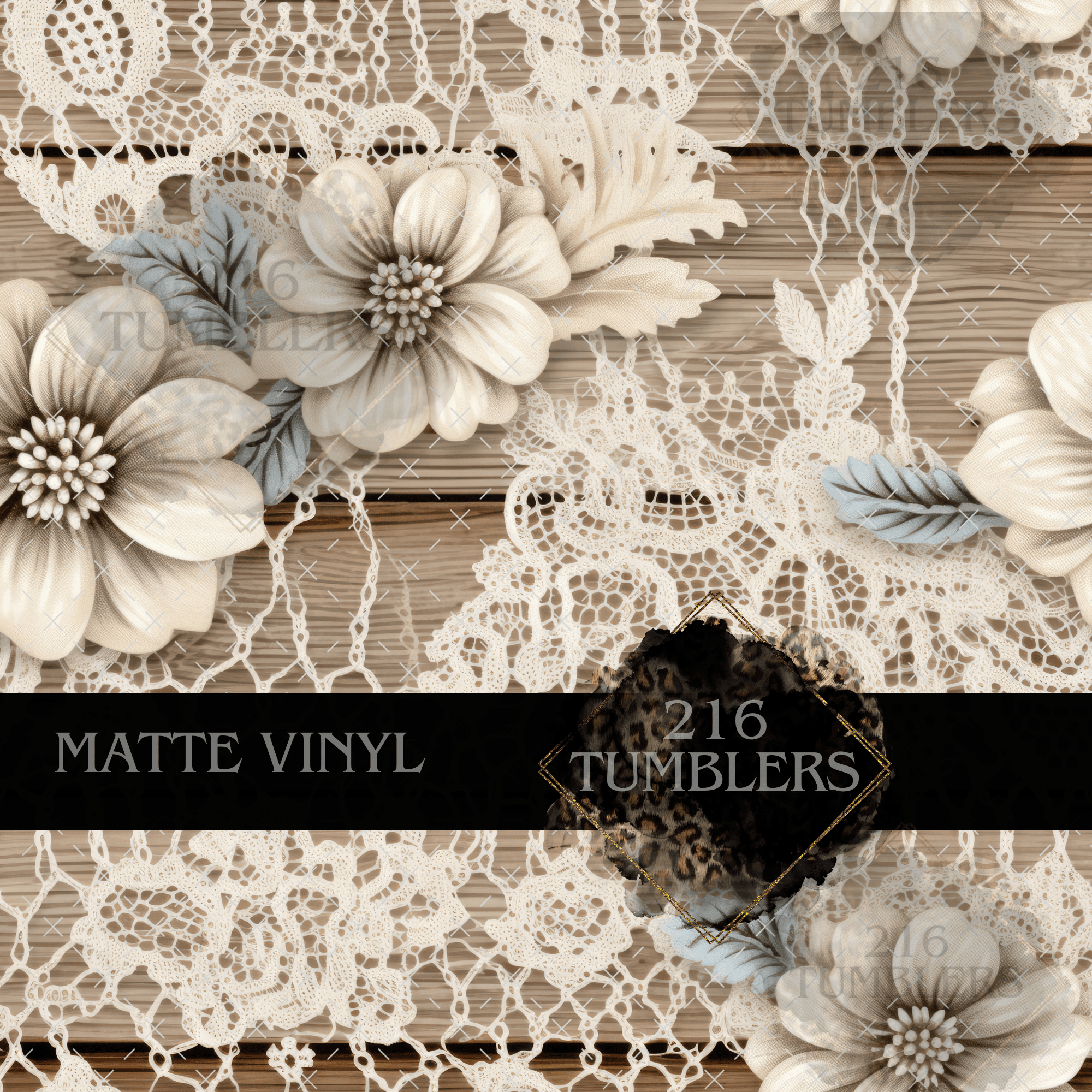 LACE WOOD - 216 Tumblers