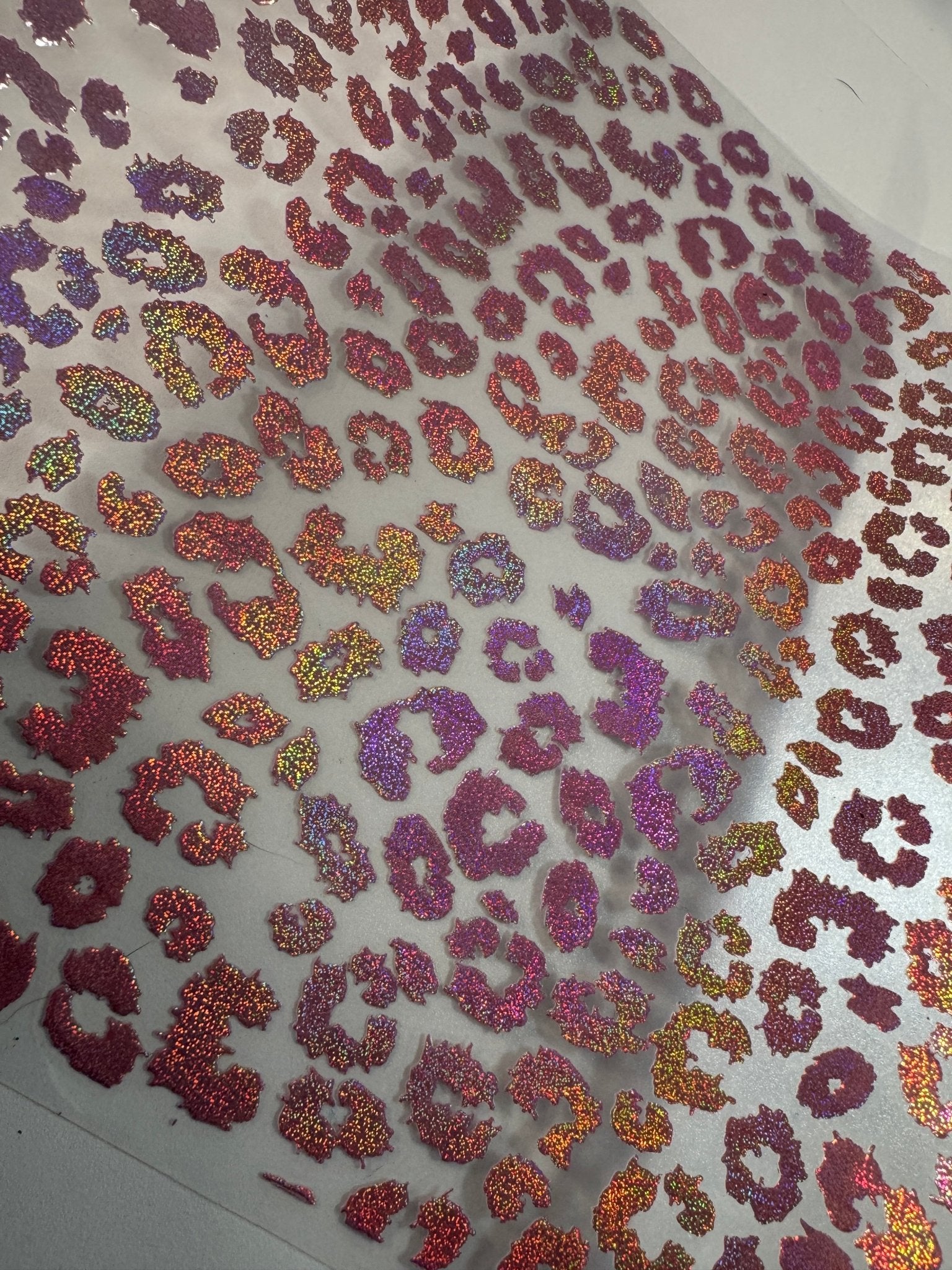 LIGHT PINK GLITTER HOLO BIG LEOPARD - 216 Tumblers