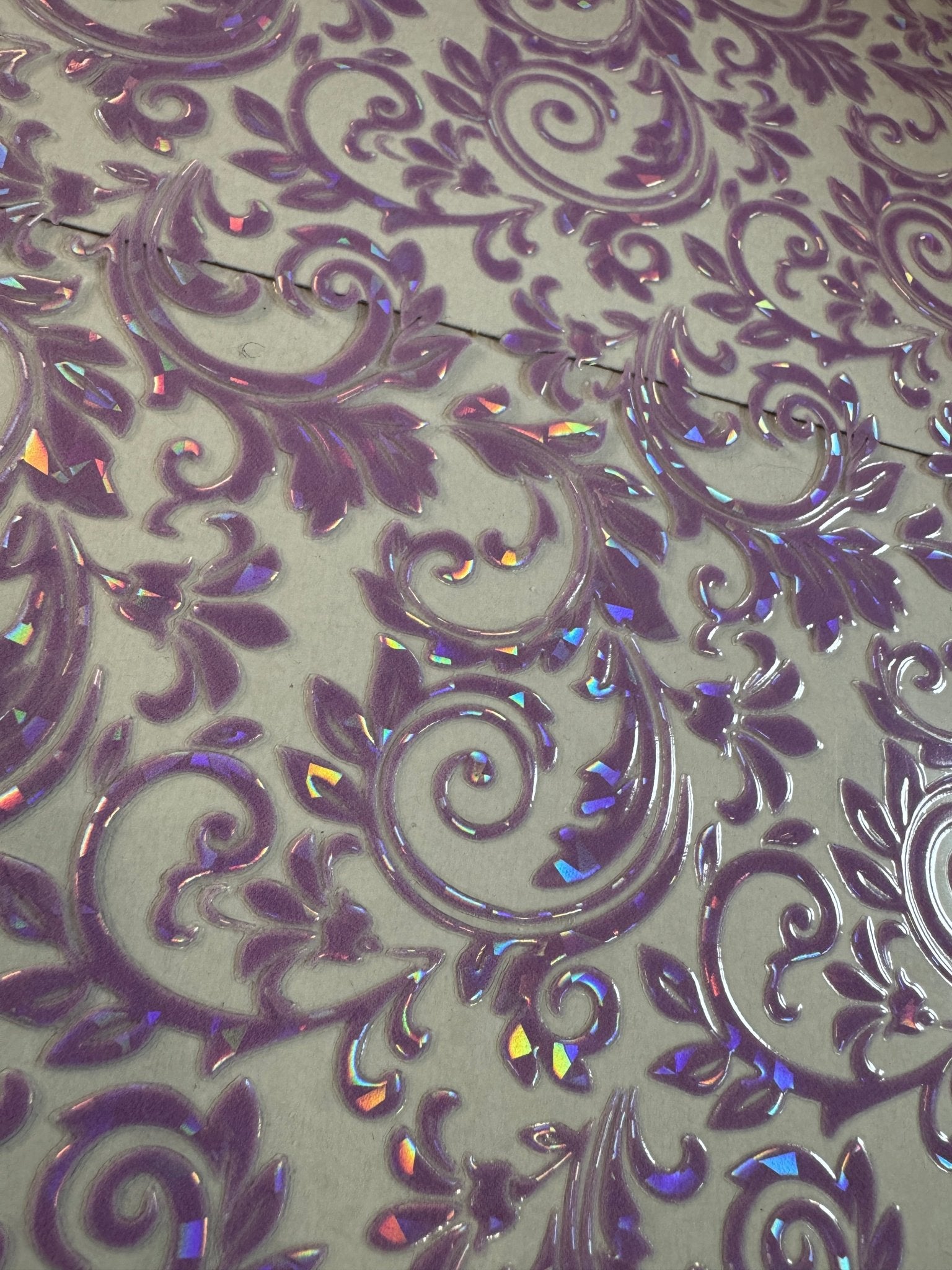LILAC HOLOGRAM TOOLED LEATHER - 216 Tumblers
