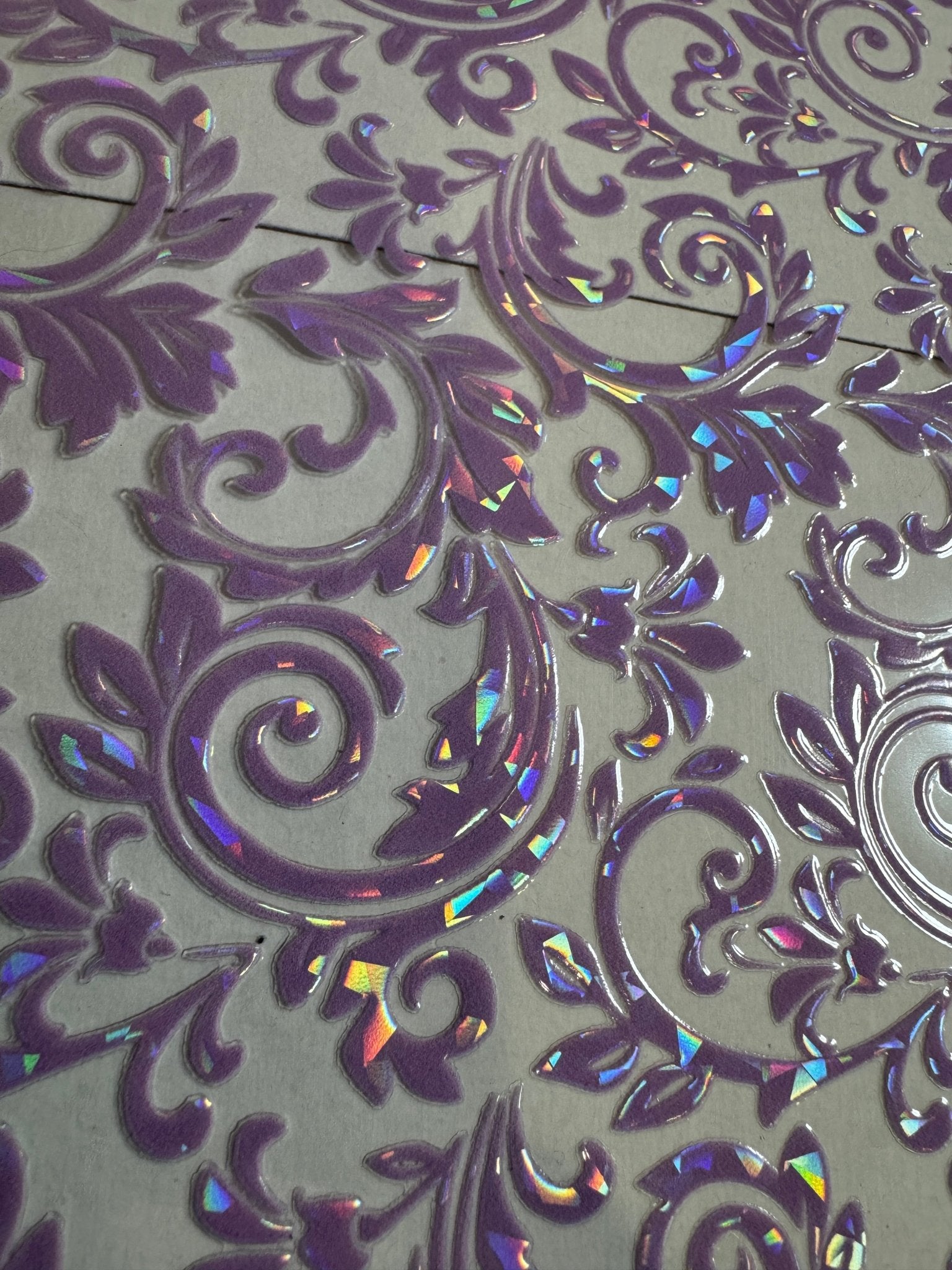 LILAC HOLOGRAM TOOLED LEATHER - 216 Tumblers