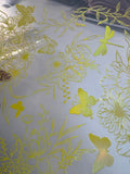 LUMINOUS YELLOW BUTTERFLIES - HOLOGRAPHIC - 216 Tumblers