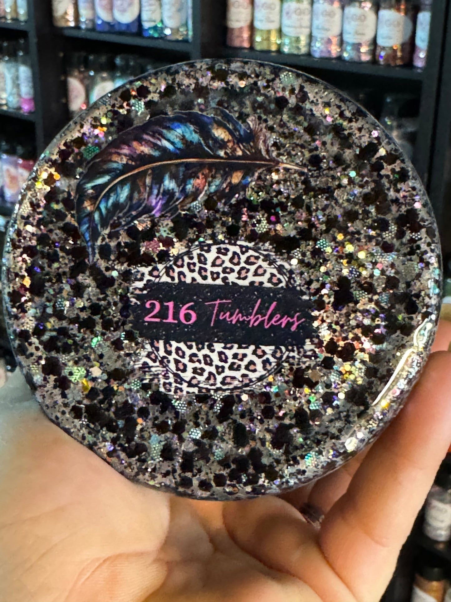 Midnight Butterflies Tumbler - 216 Tumblers