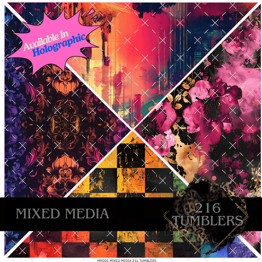 MM 001 MIXED MEDIA - 216 Tumblers