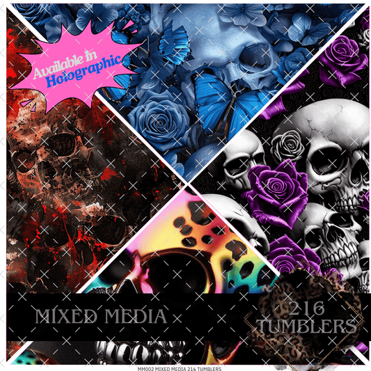 MM 002 MIXED MEDIA - 216 Tumblers