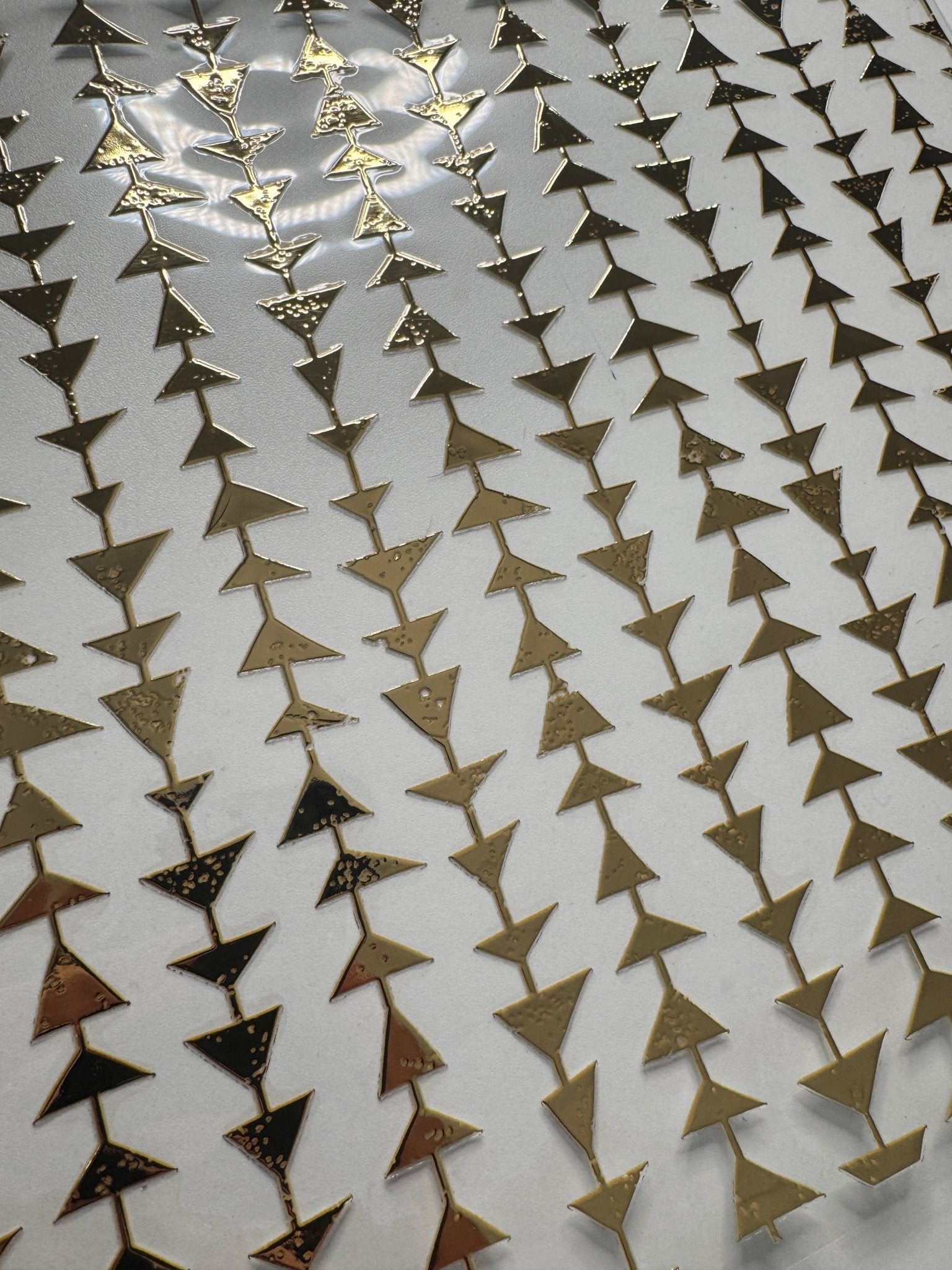 NEW COLOR - CHAMPAGNE GOLD 1000 ARROWS 11.25X11.25 - 216 Tumblers