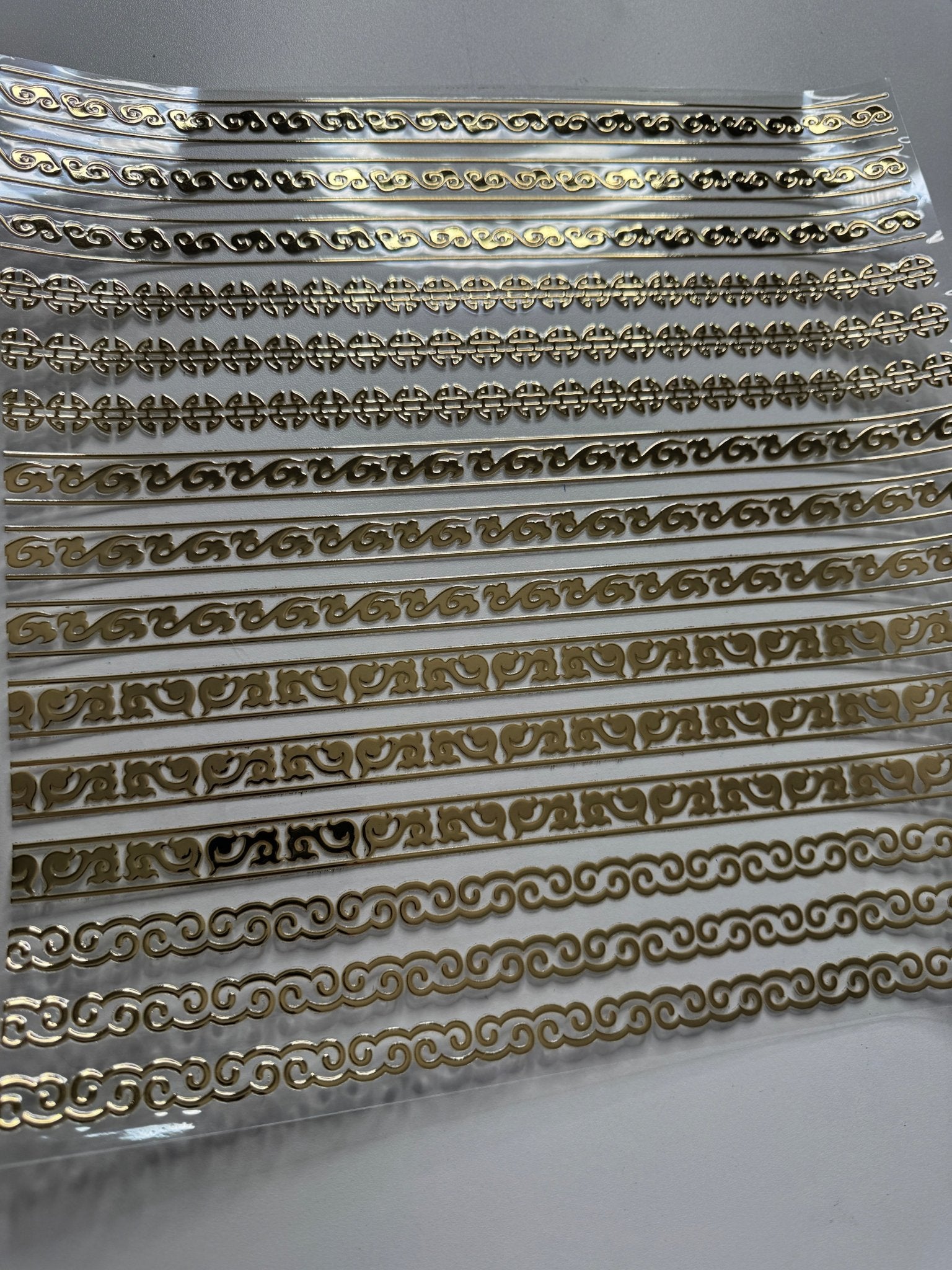 NEW COLOR - CHAMPAGNE GOLD BORDER PATROL 1 - 11.25X11.25 - 216 Tumblers