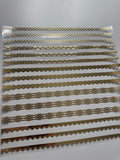 NEW COLOR - CHAMPAGNE GOLD BORDER PATROL 2 - 11.25X11.25 - 216 Tumblers