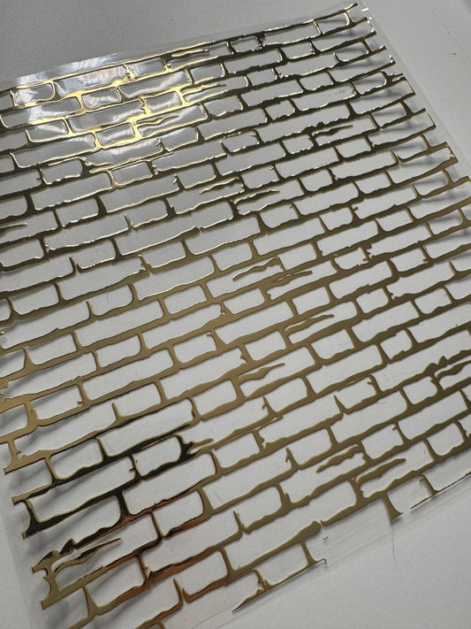 NEW COLOR - CHAMPAGNE GOLD BRICK 11.25X11.25 - 216 Tumblers