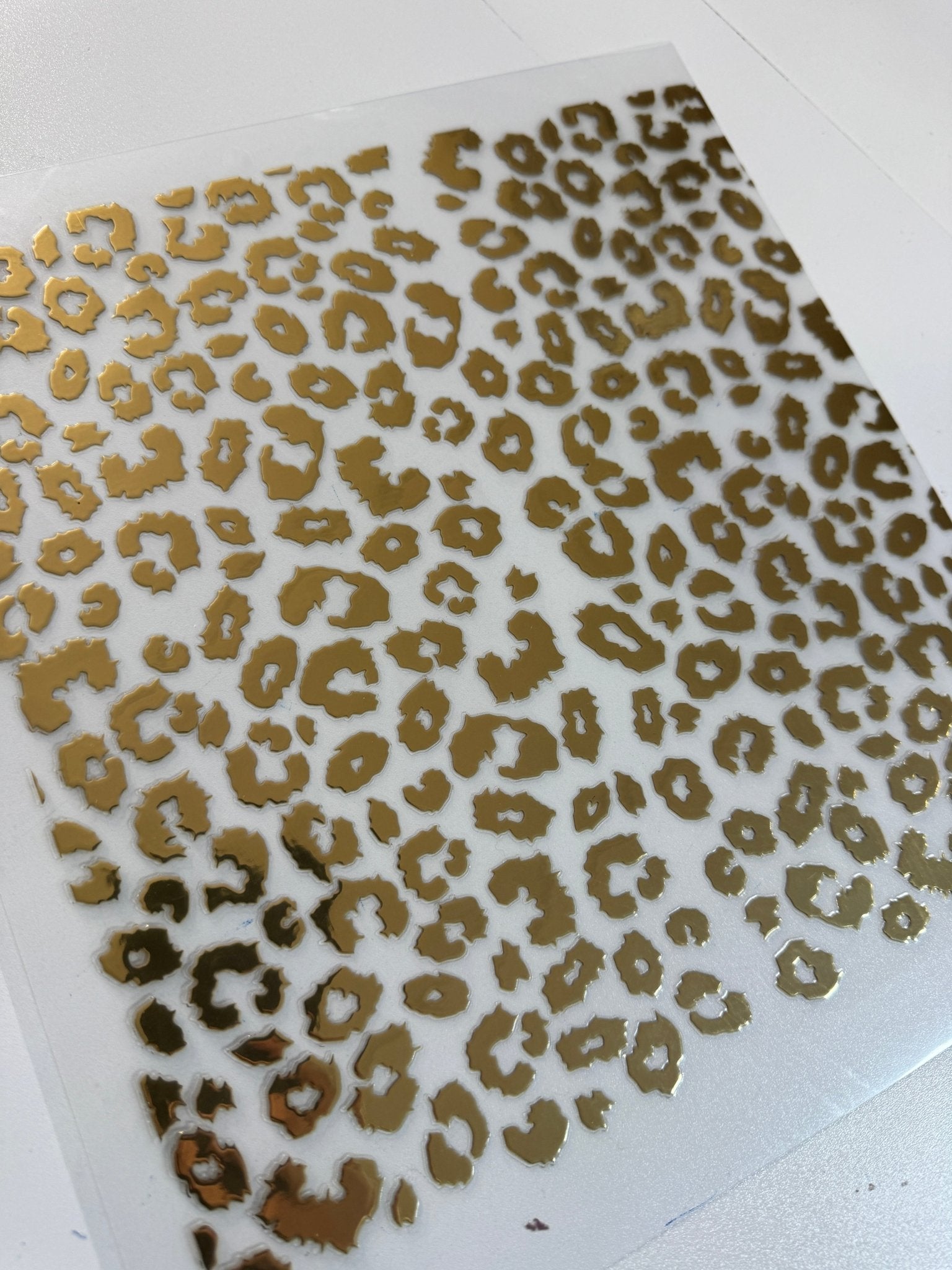 NEW COLOR - CHAMPAGNE GOLD SMALL LEOPARD - 216 Tumblers