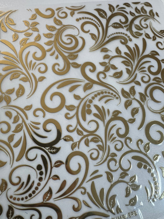 NEW COLOR - CHAMPAGNE GOLD TOOLED LEATHER - 216 Tumblers