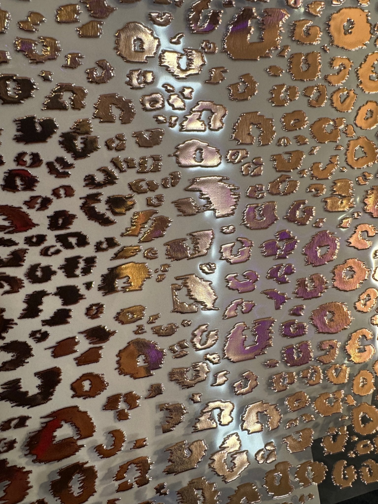 NEW GOLD LEOPARD PRINT 11.25X11.25 - 216 Tumblers