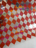 ORANGE ARGYLE - HOLOGRAPHIC - 216 Tumblers