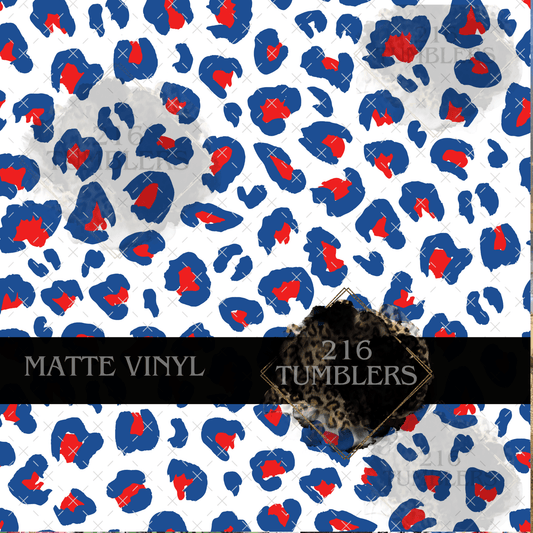 PATRIOTIC LEOPARD - 216 Tumblers