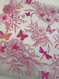 PINK BUTTERFLIES/FLORAL HOLOGRAPHIC - 216 Tumblers
