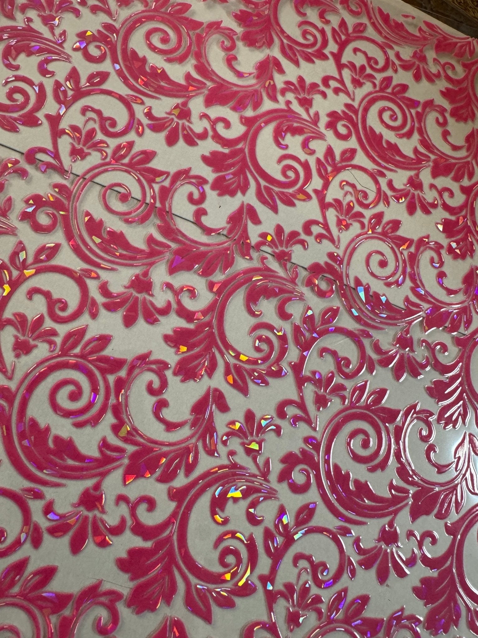 PINK HOLOGRAM TOOLED LEATHER - 216 Tumblers