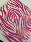 PINK HOLOGRAPHIC TIGER STRIPE - 216 Tumblers
