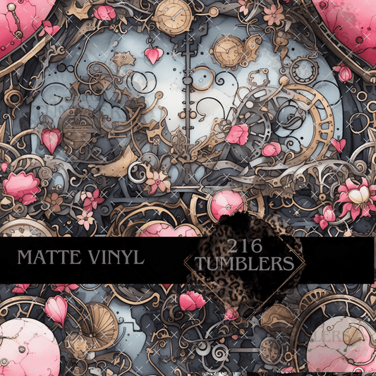 PINK STEAMPUNK 3 - 216 Tumblers
