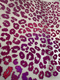 PINK/PURPLE COLORSHIFT GLITTER HOLO BIG LEOPARD - 216 Tumblers