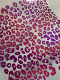 PINK/PURPLE COLORSHIFT GLITTER HOLO SMALL LEOPARD - 216 Tumblers
