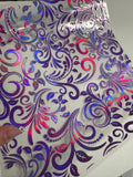 PURPLE / PINK HOLO COLOR SHIFT TOOLED LEATHER - 216 Tumblers