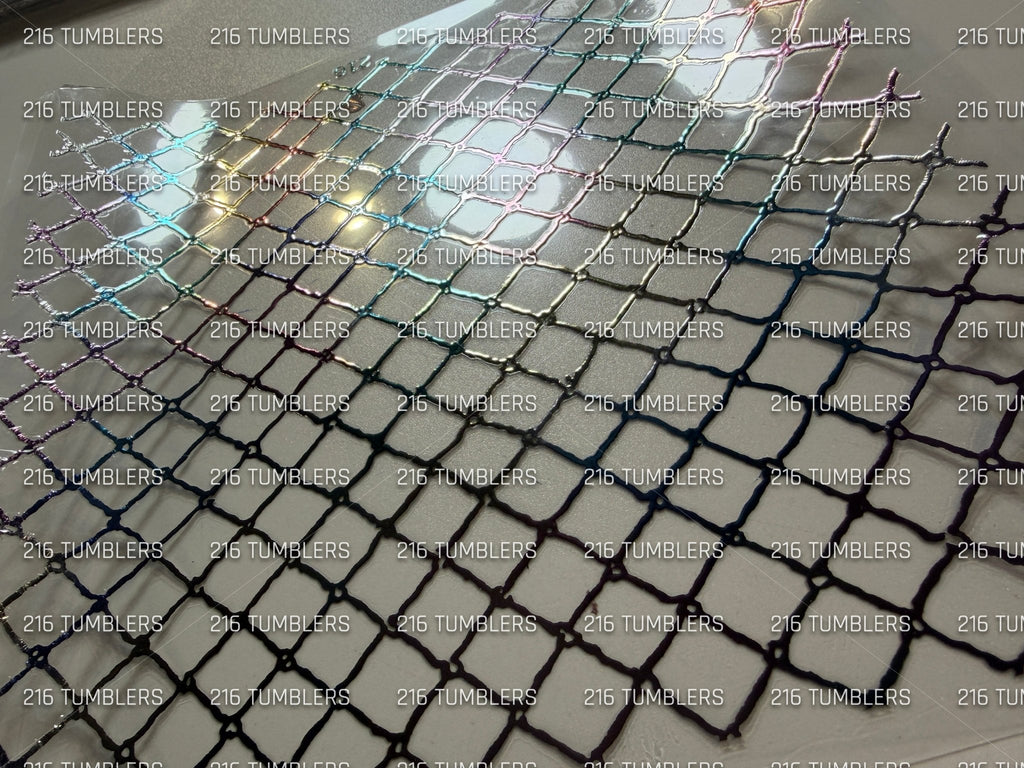 RAINBOW PASTEL GRID UVDTF - 216 Tumblers